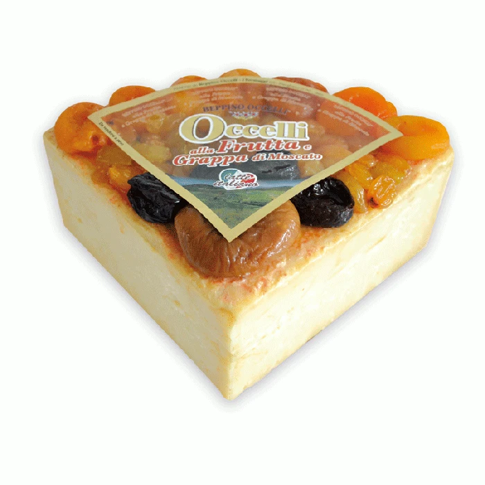 Formaggio Con Frutta E Grappa Di Moscato Beppino Occelli - 400g 1 Formaggio Con Frutta E Grappa Di Moscato Beppino Occelli - 400g
