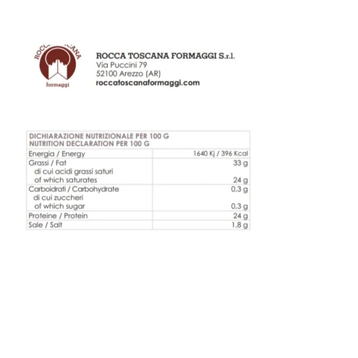 Pecorino Al Tartufo Il Piacere Rocca Toscana Formaggi 1,4Kg 2 Pecorino Al Tartufo Il Piacere Rocca Toscana Formaggi 1,4Kg - immagine 2