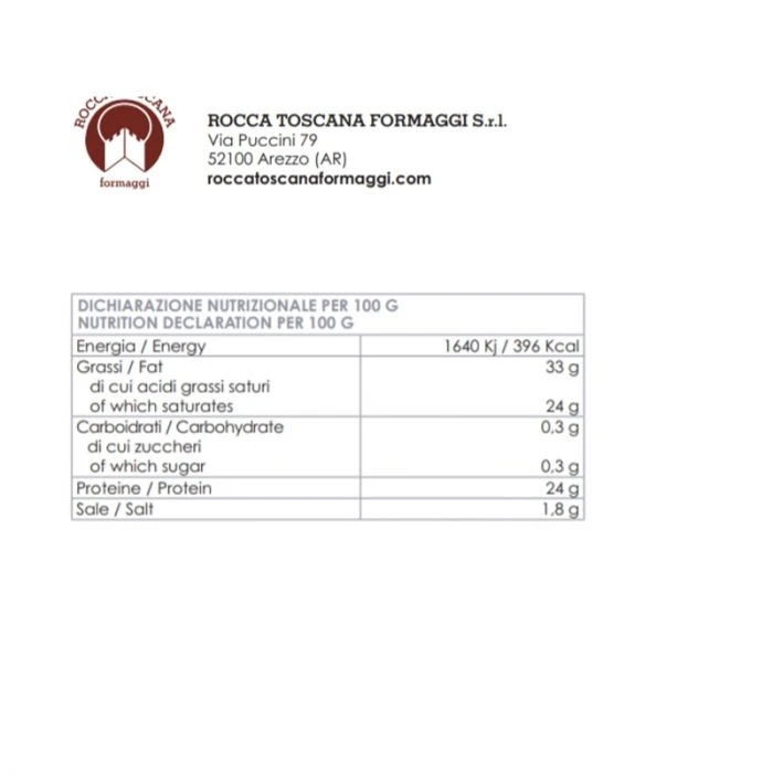 Pecorino Stagionato Sotto Cenere Il Carbonaro Rocca Toscana Formaggi 2 Pecorino Stagionato Sotto Cenere Il Carbonaro Rocca Toscana Formaggi - immagine 2