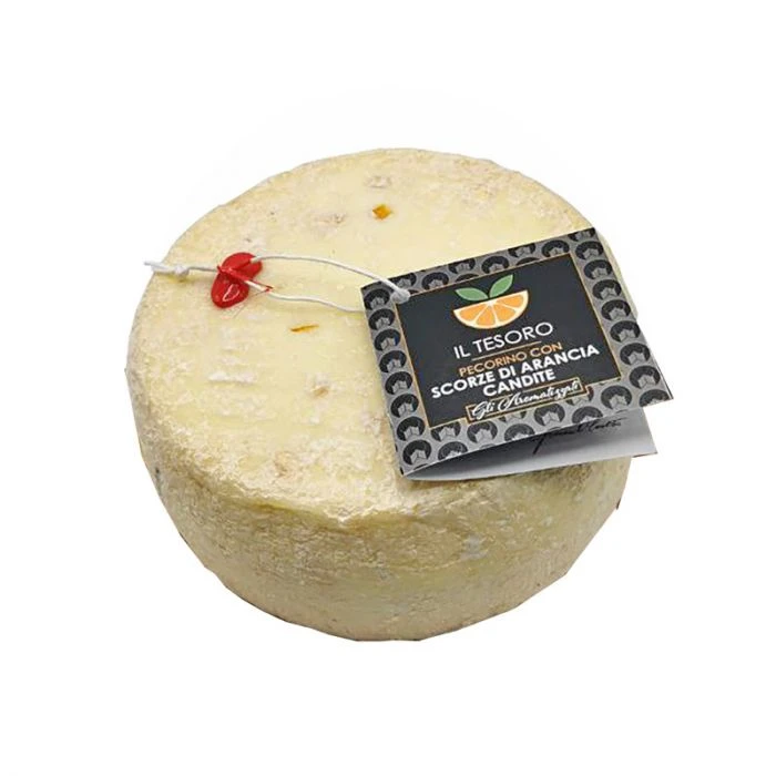 Pecorino Con Scorze Di Arancia Candite Il Tesoro Rocca Toscana Formaggi 1 Pecorino Con Scorze Di Arancia Candite Il Tesoro Rocca Toscana Formaggi