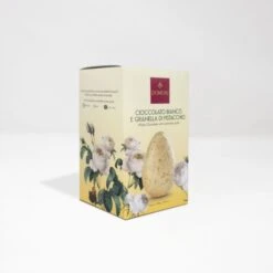 Uovo Di Cioccolato Bianco E Granella Di Pistacchio Domori